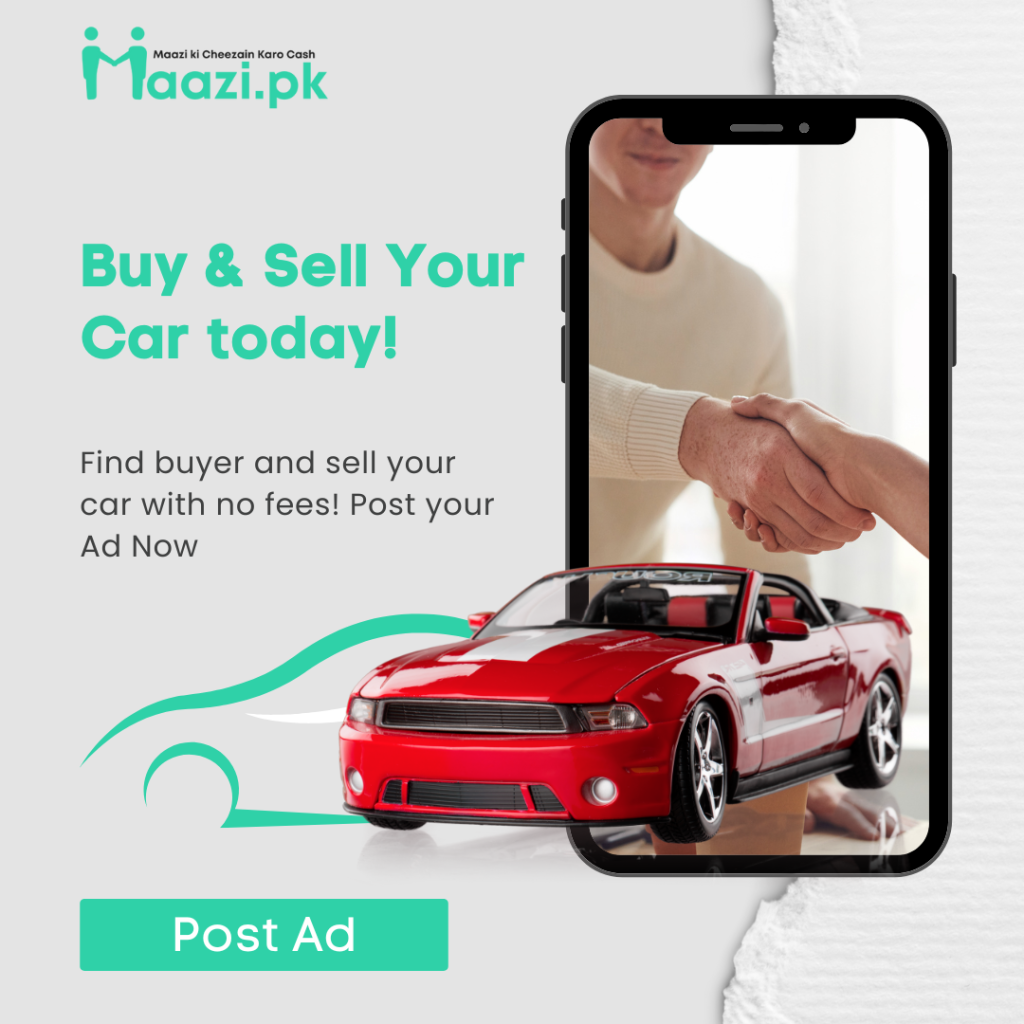 Maazi.pk sell your car fast for Free