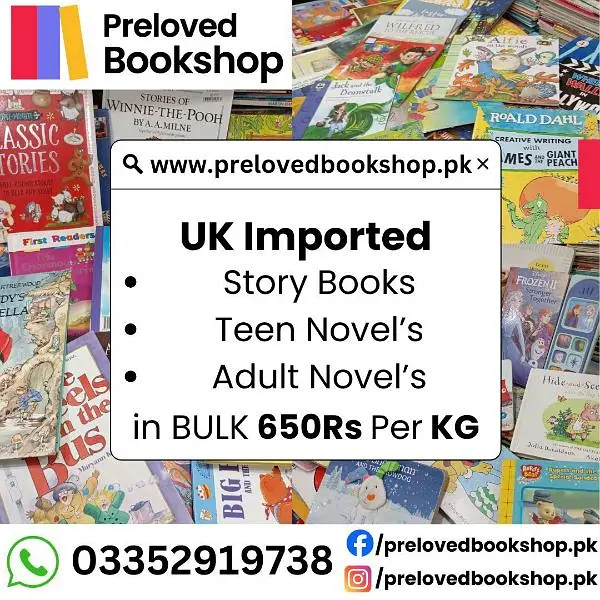 WE DEAL IN PRE-OWNED STORY BOOKS
