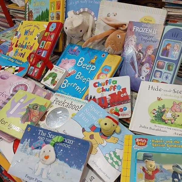 WE DEAL IN PRE-OWNED STORY BOOKS
