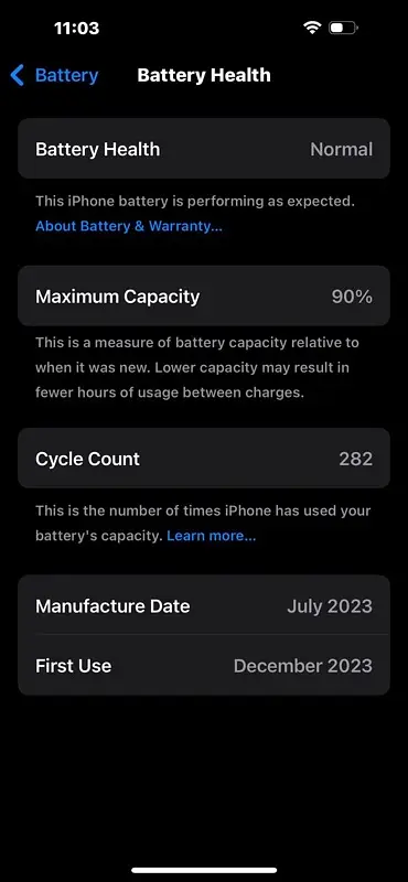iphone 15pro max 256 (JV)