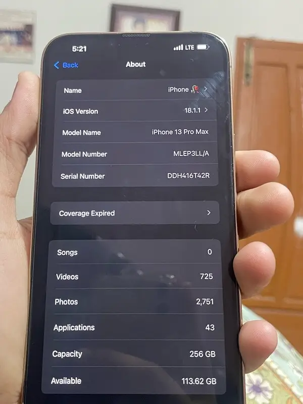 IPHONE 13 PRO MAX PTA APPROVED