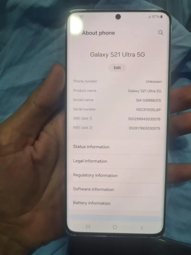 S21 Ultra PTA Approve Original